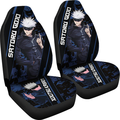 Satoru Gojo Car Seat Covers Jujutsu Kaisen Custom For Fans Ci221222-04