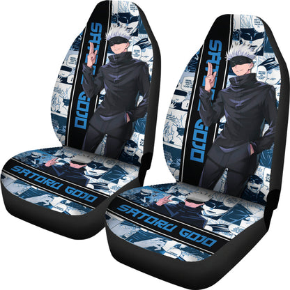 Satoru Gojo Car Seat Covers Jujutsu Kaisen Custom For Fans Ci221222-01