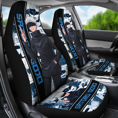 Satoru Gojo Car Seat Covers Jujutsu Kaisen Custom For Fans Ci221222-01