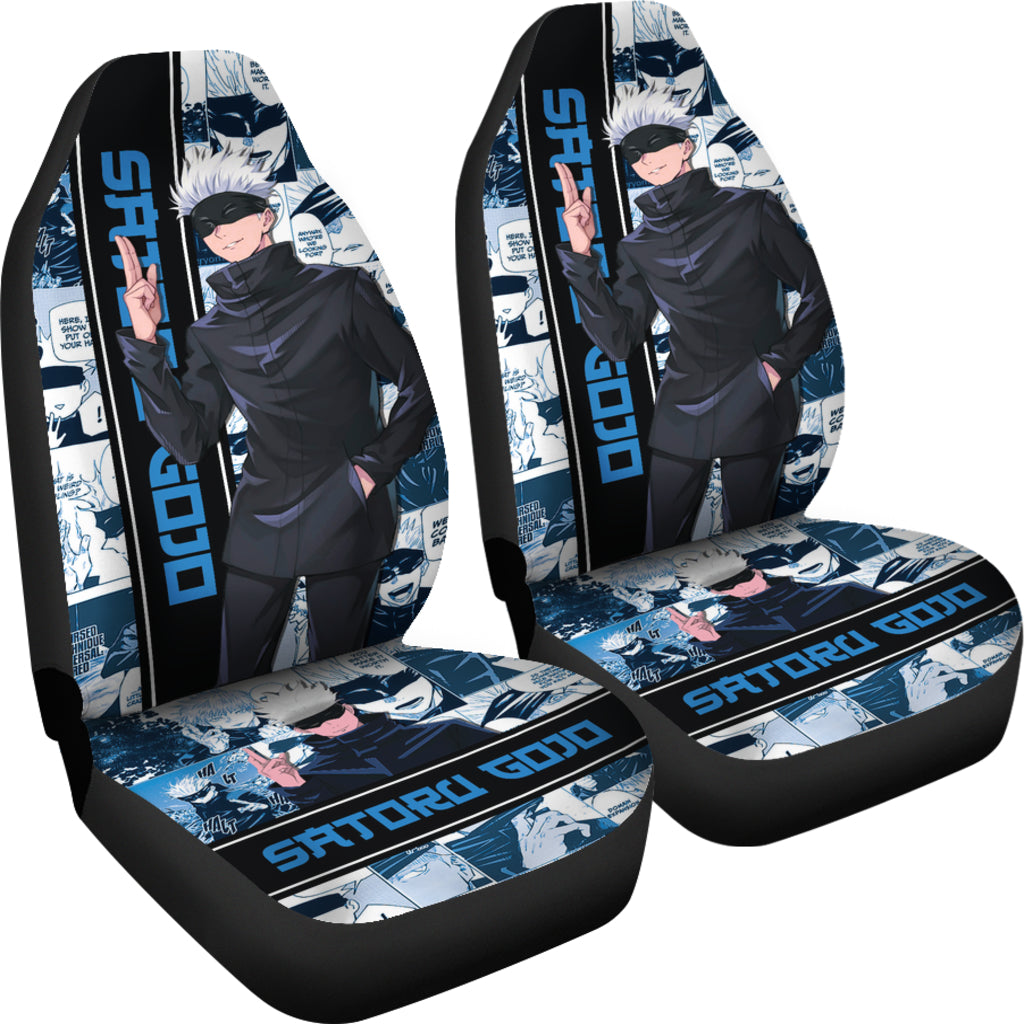 Satoru Gojo Car Seat Covers Jujutsu Kaisen Custom For Fans Ci221222-01