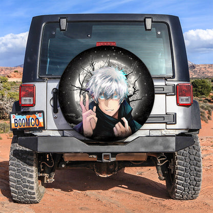 Satoru Gojo Jujutsu Kaisen Moonlight Spare Tire Cover