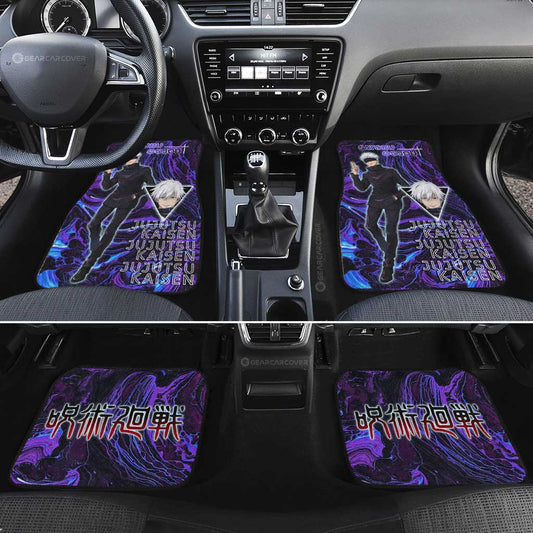 Satoru Gojou Car Floor Mats Custom Jujutsu Kaisen Anime Car Accessories