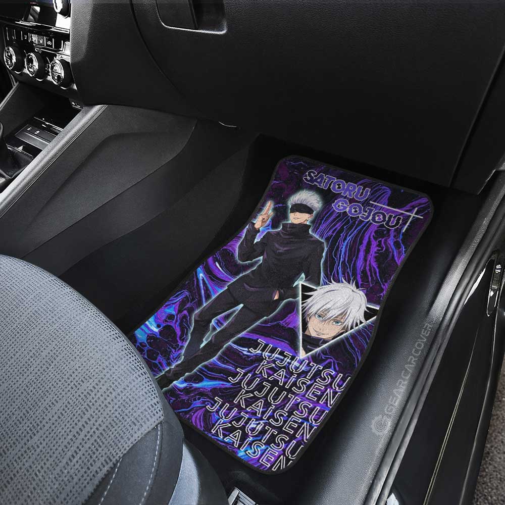 Satoru Gojou Car Floor Mats Custom Jujutsu Kaisen Anime Car Accessories