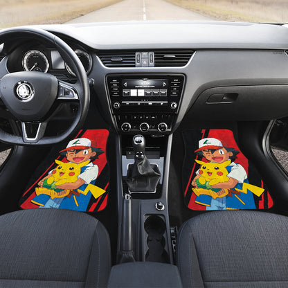 Satoshi Pokemon Car Floor Mats Style Custom For Fans Ci230130-05a
