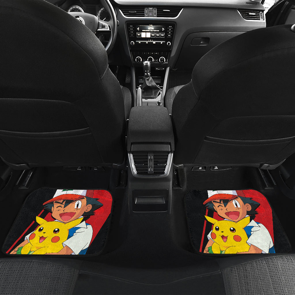 Satoshi Pokemon Car Floor Mats Style Custom For Fans Ci230130-05a