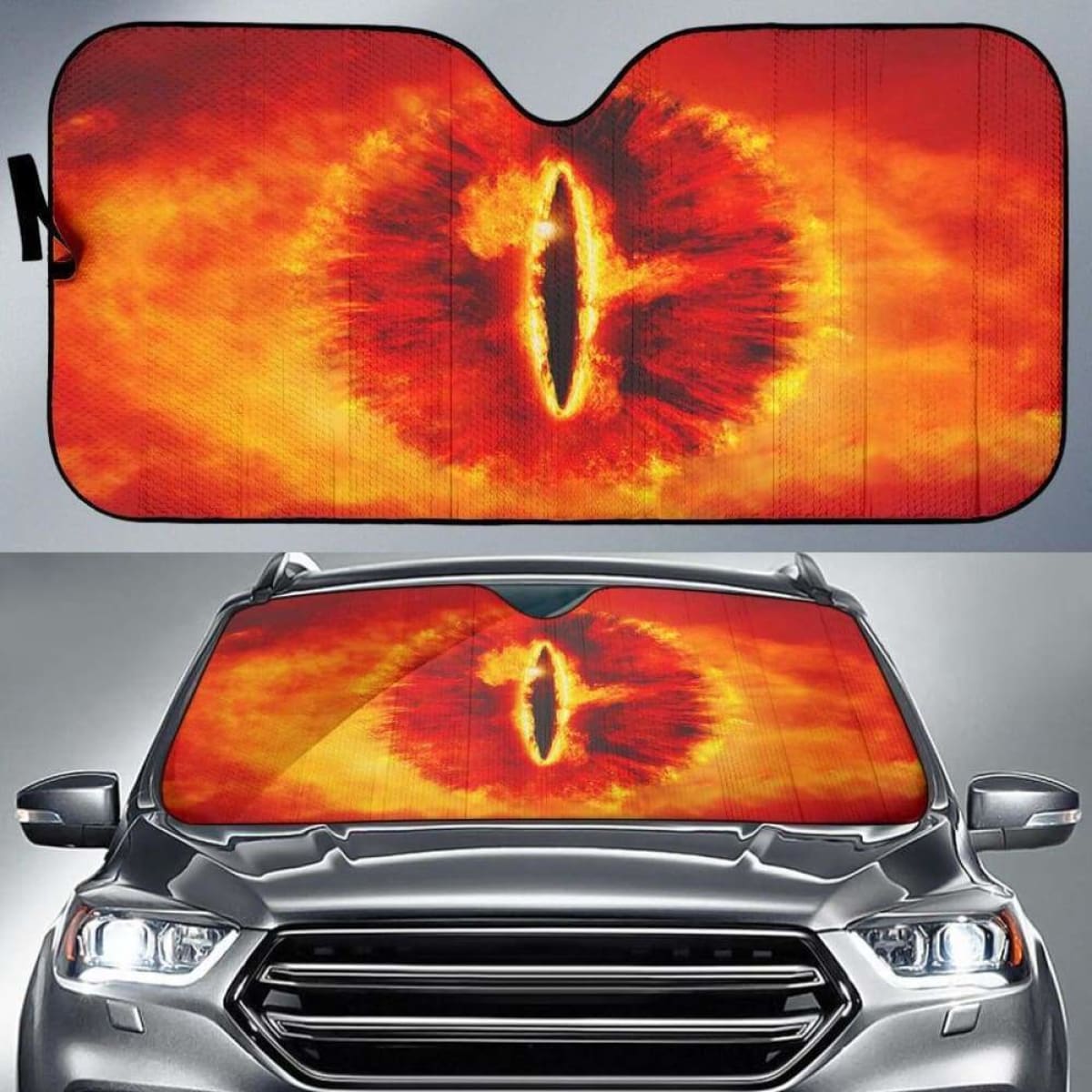 Sauron Eyes Car Auto Sun Shades Universal Fit 051312