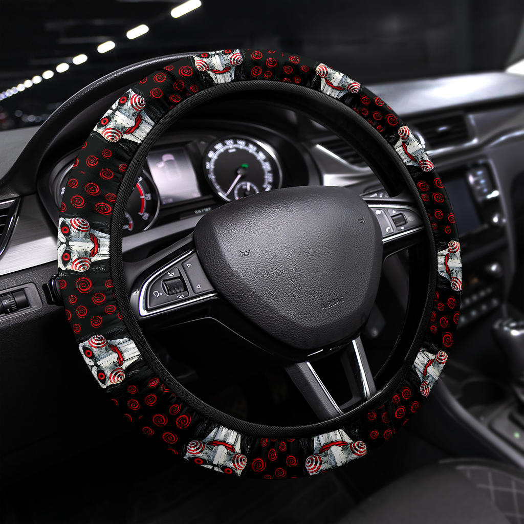 Saw Horror Movies Christmas Premium Custom Car Steering Wheel Cover