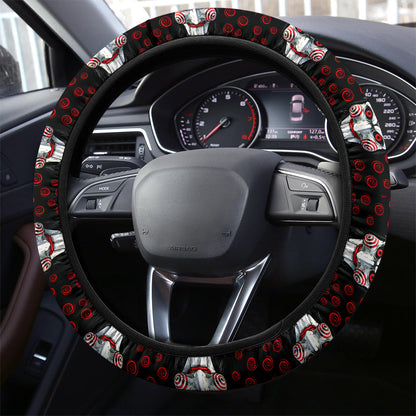 Saw Horror Movies Christmas Premium Custom Car Steering Wheel Cover