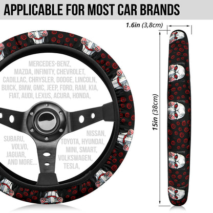Saw Horror Movies Christmas Premium Custom Car Steering Wheel Cover