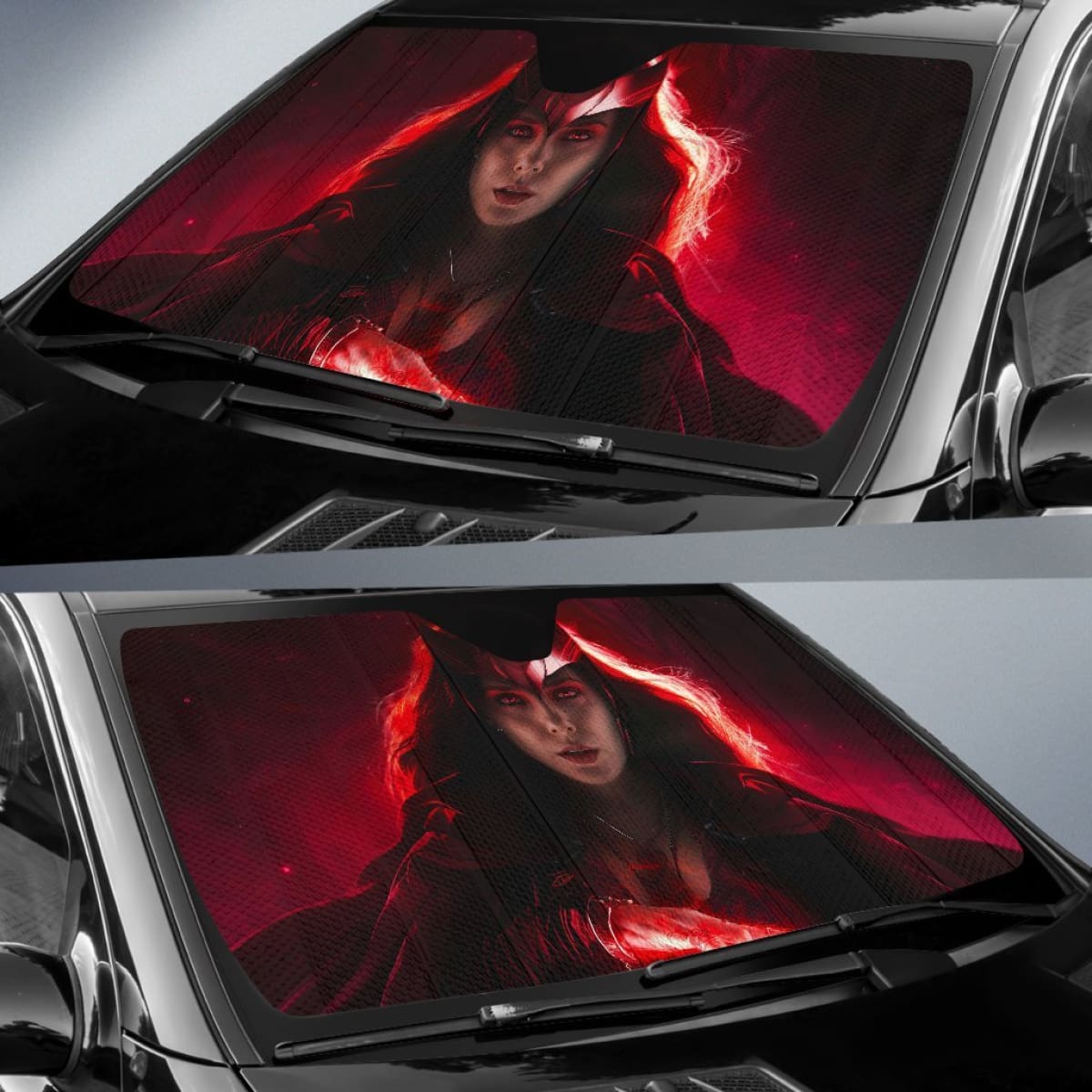 Scarlet Witch 2020 Car Sun Shade amazing best gift ideas 2020 Universal Fit 174503