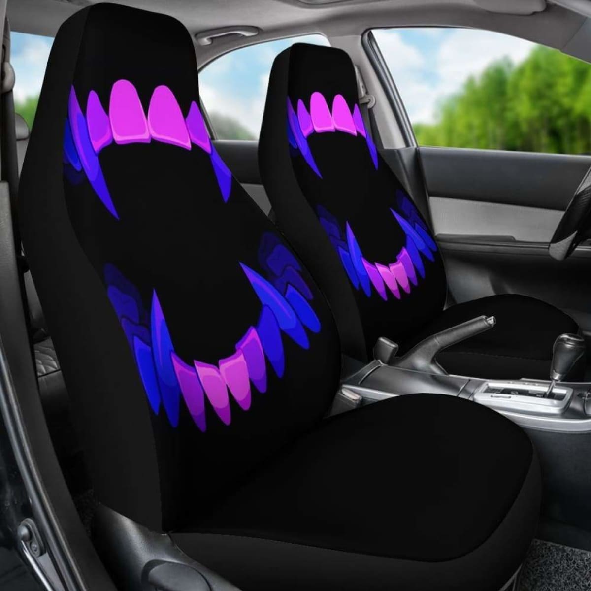 Scary Teeth Seat Covers 101719 Universal Fit