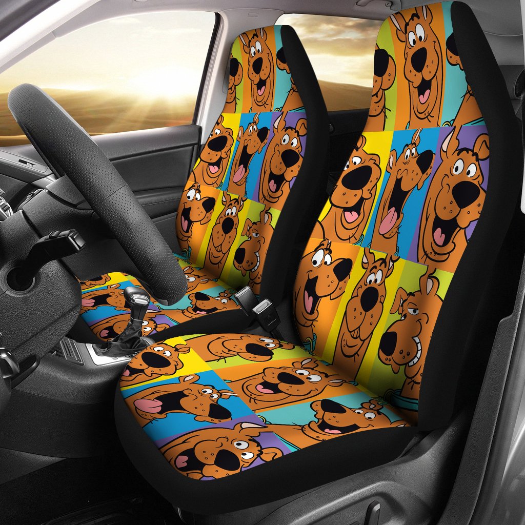 Scooby Doo Face Car Seat Covers