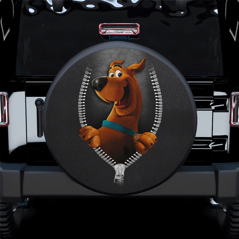 Scooby Doo Zipper Car Spare Tire Cover