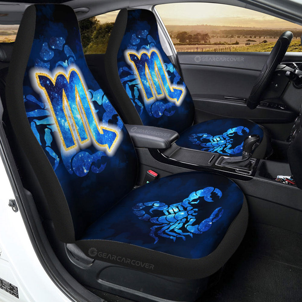 Scorpio Car Seat Covers Custom Name Zodiac Car Accessories