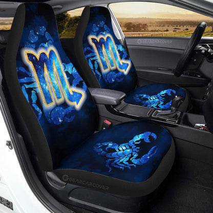 Scorpio Car Seat Covers Custom Name Zodiac Car Accessories