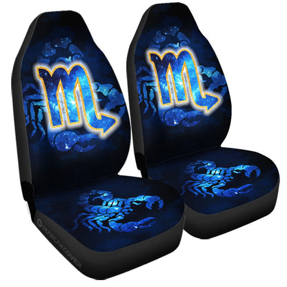 Scorpio Car Seat Covers Custom Name Zodiac Car Accessories