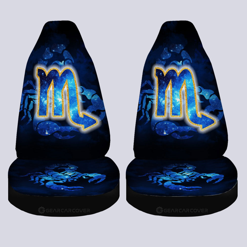 Scorpio Car Seat Covers Custom Name Zodiac Car Accessories