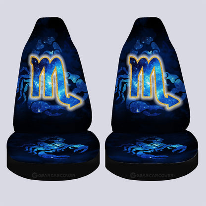 Scorpio Car Seat Covers Custom Name Zodiac Car Accessories