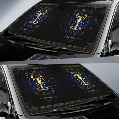 Scorpio Car Sunshade Custom Zodiac Car Interior Accessories