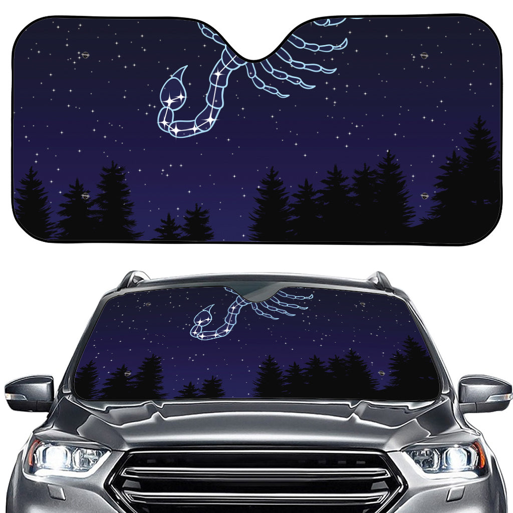 Scorpio Constellation Print Car Windshield Sun Shade