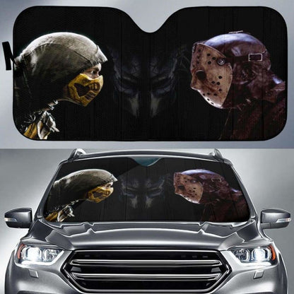 Scorpion Vs Jason Car Sun Shades 918b Universal Fit