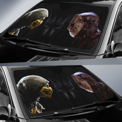 Scorpion Vs Jason Car Sun Shades 918b Universal Fit