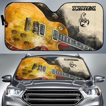 Scorpions Car Auto Sun Shade Guitar Rock Band Fan Universal Fit 174503