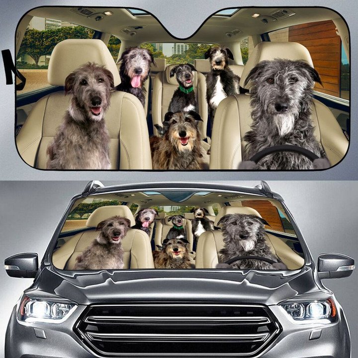 Scottish Deerhound All Over Printed 3D Sun Shade