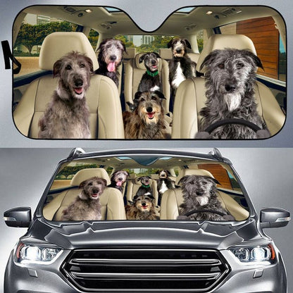 Scottish Deerhound All Over Printed 3D Sun Shade