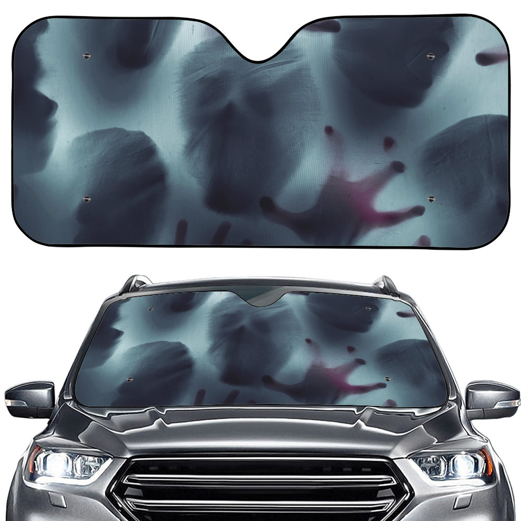Screaming Horror Ghost 3D Print Car Windshield Sun Shade