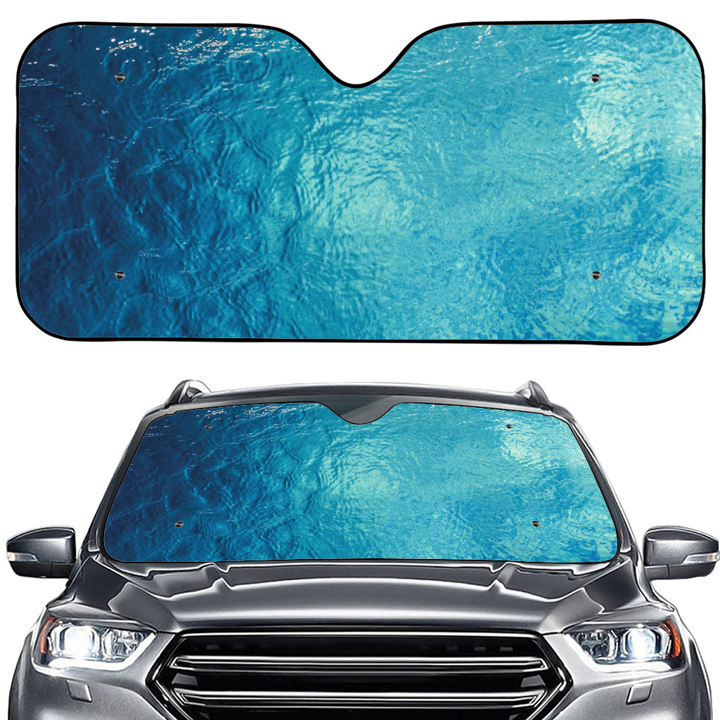 Sea Water Surface Print Car Windshield Sun Shade