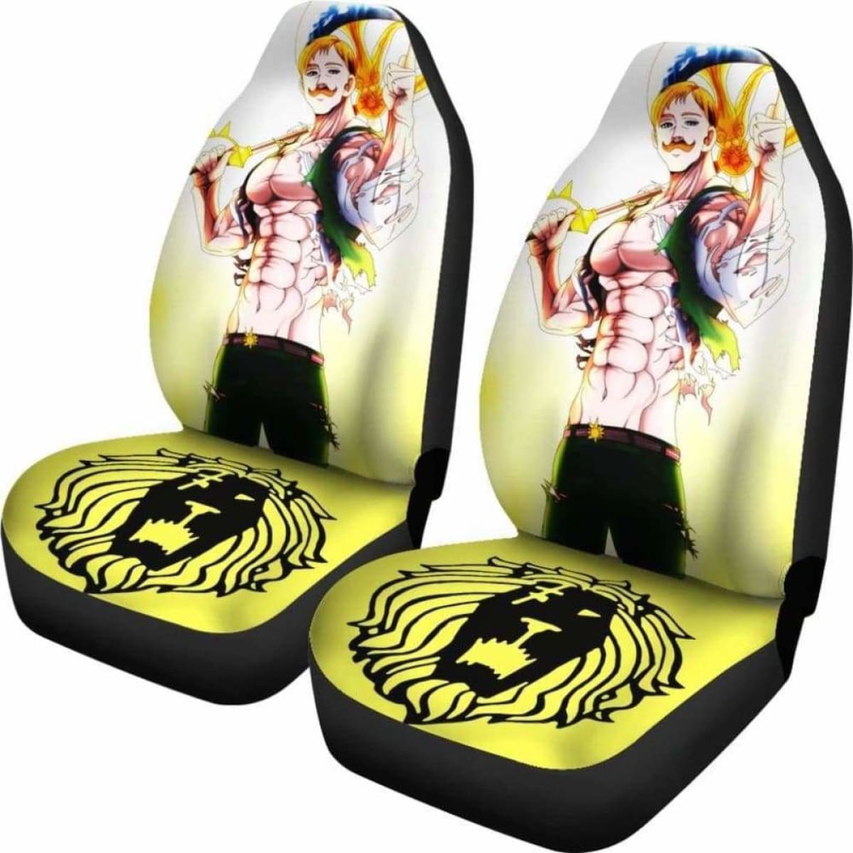 Seven Deadly Sins Escanor Car Seat Covers Universal Fit 051012