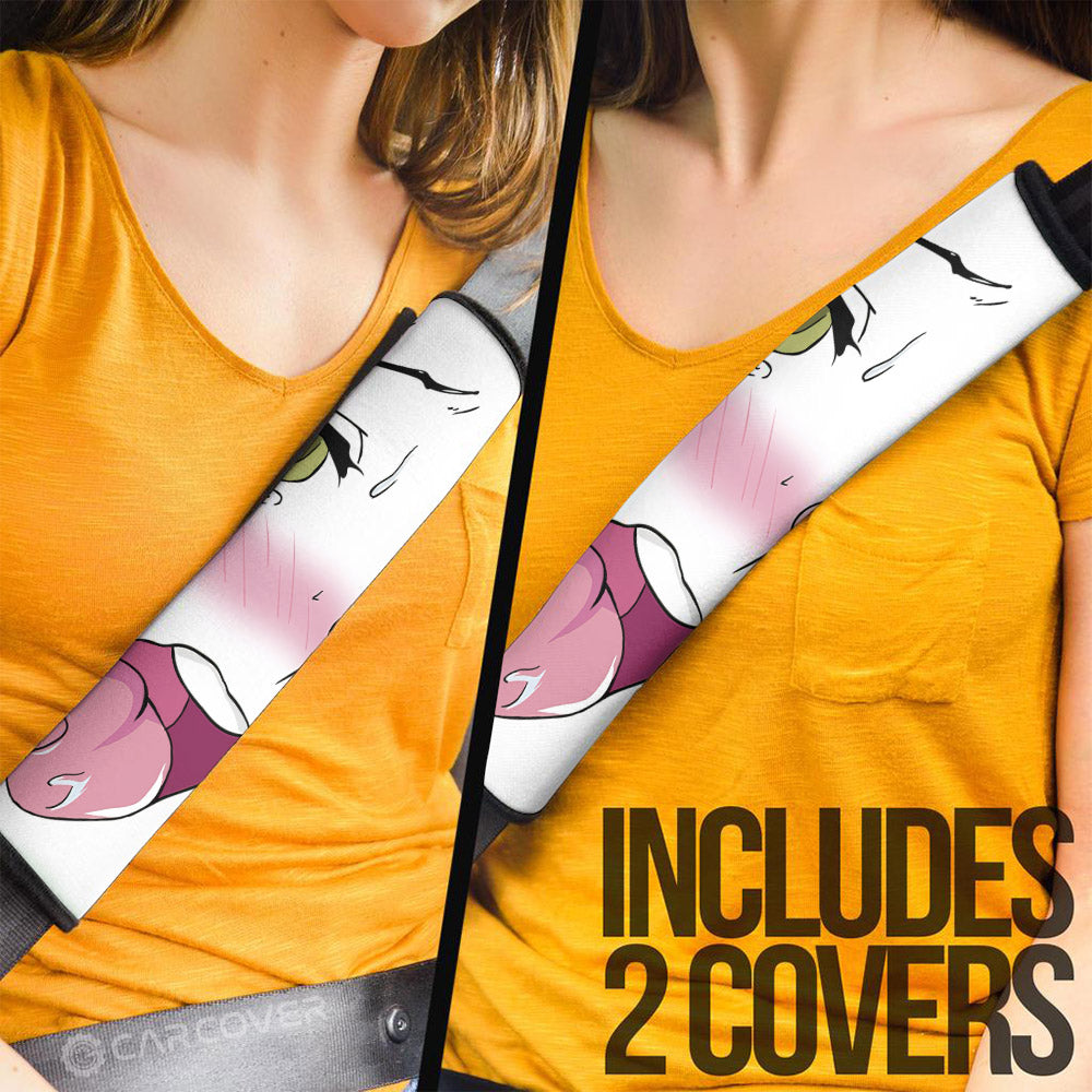 Sexy Face Seat Belt Covers Custom Ahegao Car Accessories