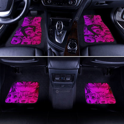 Sexy Juri Face Ahegao Car Floor Mats Custom Car Interior Accessories