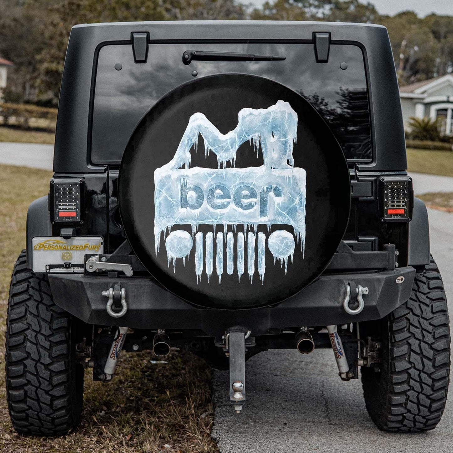 Sexy Girl Jeep Beer Spare Tire Cover - PersonalizedFury