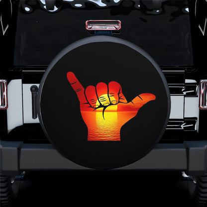 Shaka Beach Sunset Spare Tire Cover