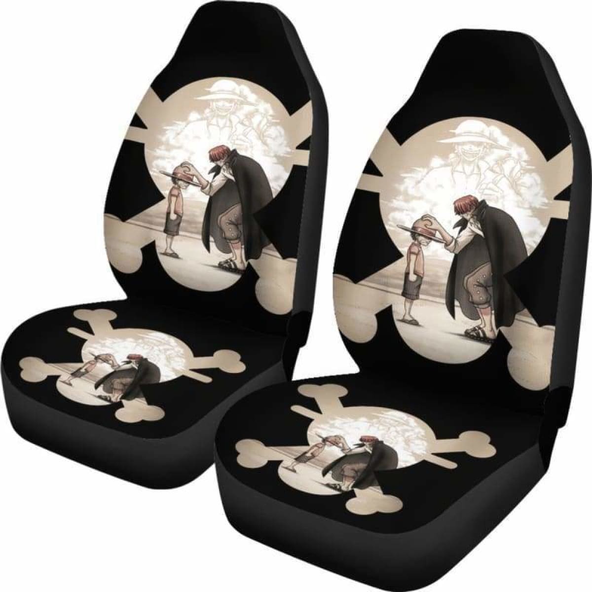 Shanks Luffy One Piece Car Seat Covers Universal Fit 051312