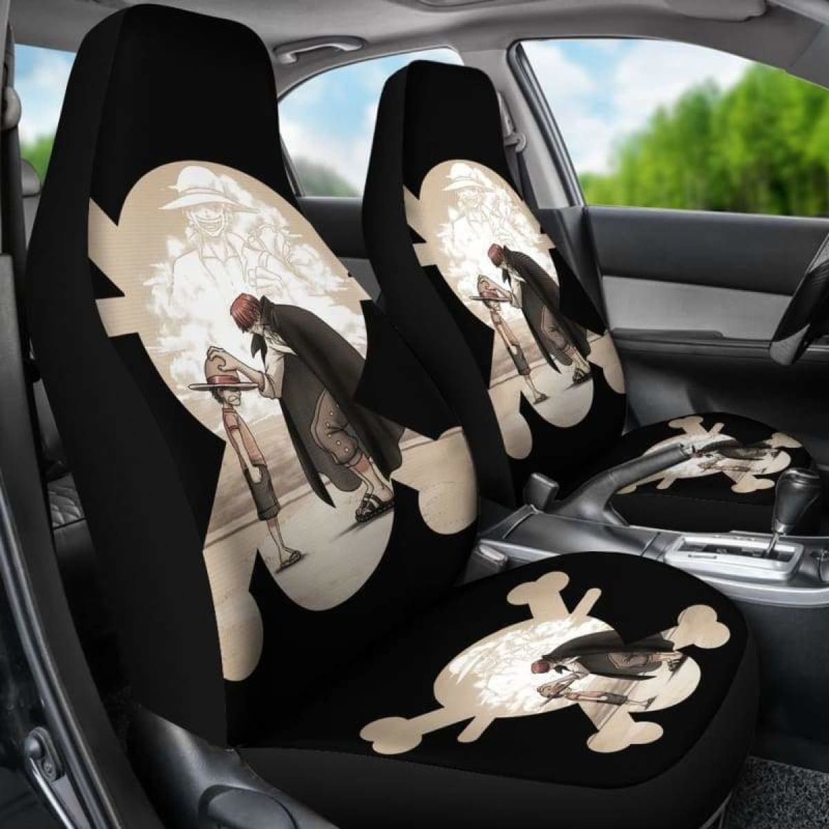 Shanks Luffy One Piece Car Seat Covers Universal Fit 051312