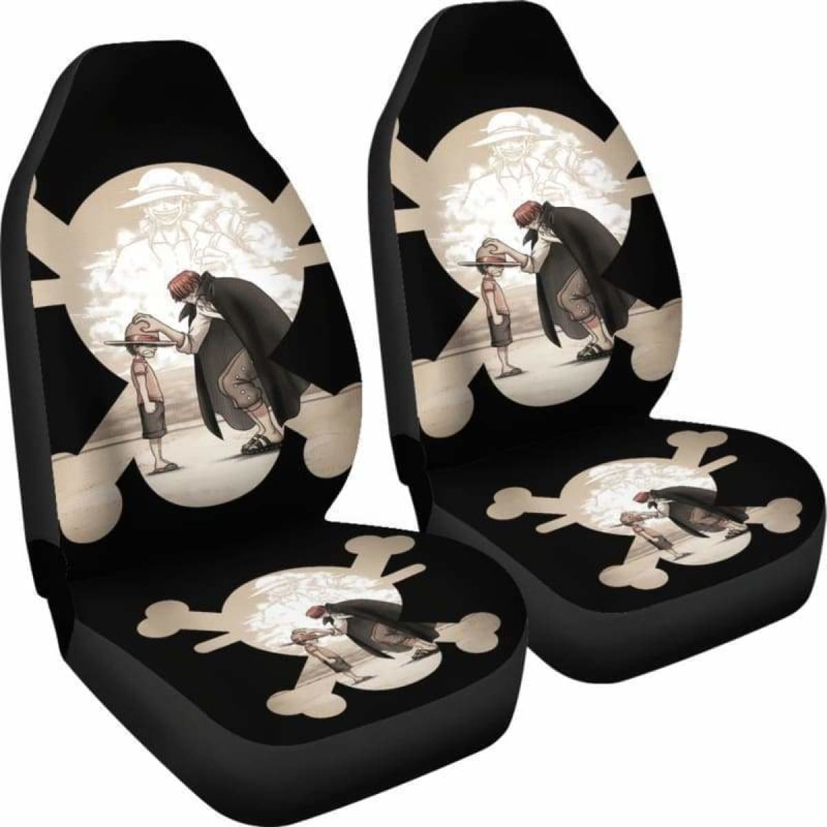 Shanks Luffy One Piece Car Seat Covers Universal Fit 051312