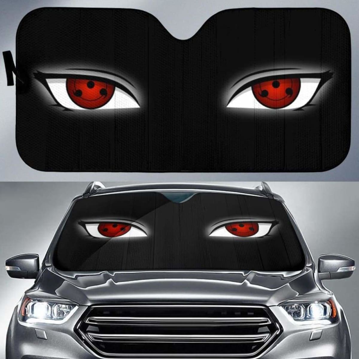Sharingan Car Sun Shades 918b Universal Fit