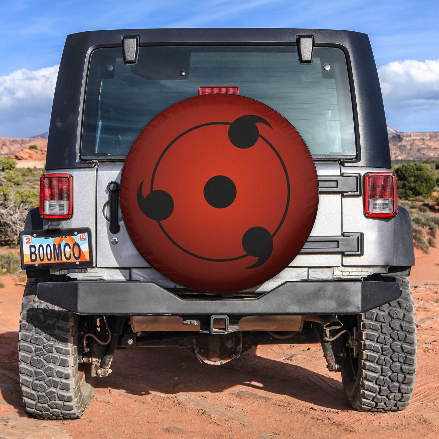 Sharingan Uchiha Spare Tire Cover