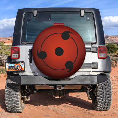 Sharingan Uchiha Spare Tire Cover