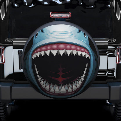 Shark Jeep Car Spare Tire Cover