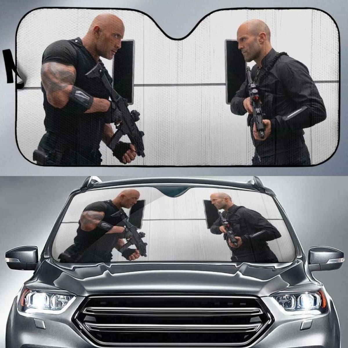 Shaw Vs Hobbs Car Auto Sun Shades Universal Fit 051312
