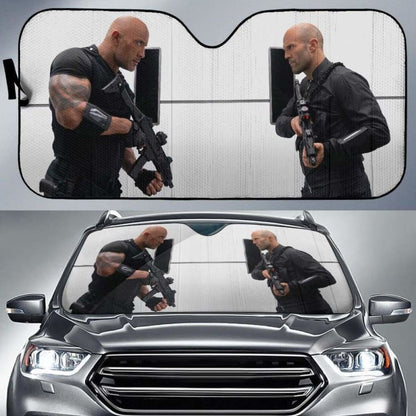 Shaw Vs Hobbs Car Auto Sun Shades Universal Fit 051312