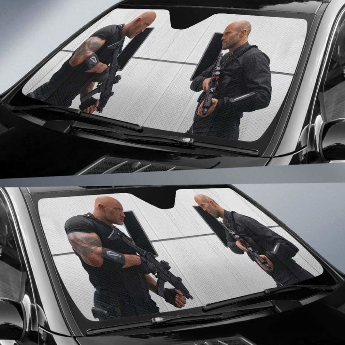 Shaw Vs Hobbs Car Auto Sun Shades Universal Fit 051312