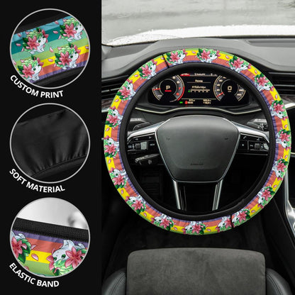 Shaymin Car Steering Wheel Cover