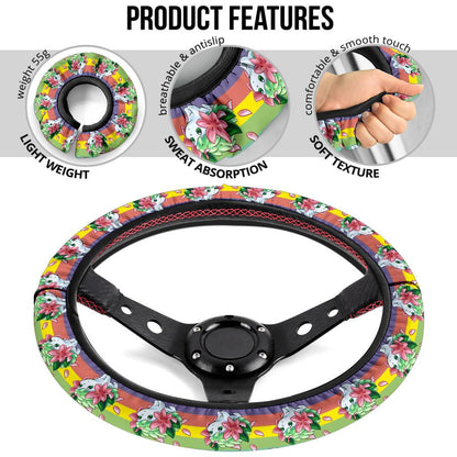 Shaymin Car Steering Wheel Cover