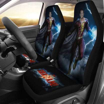 Shazam Powers Dc'S Captain Marvel Car Seat Covers Lt03 Universal Fit 225721