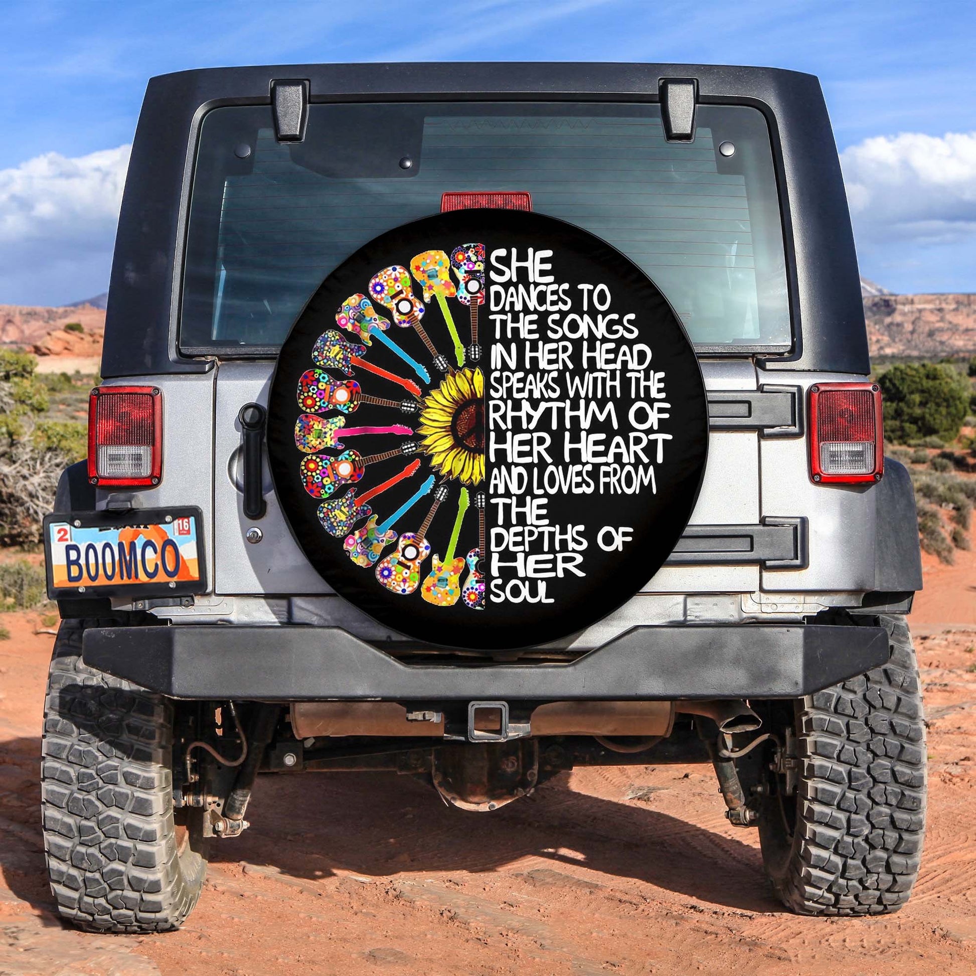 She Dances To The Songs Spare Tire Cover